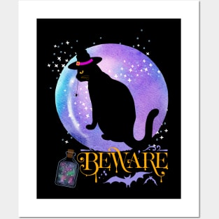 Magic Witch Tarot cards Beware potion witchy Witchcraft astrology Halloween Posters and Art